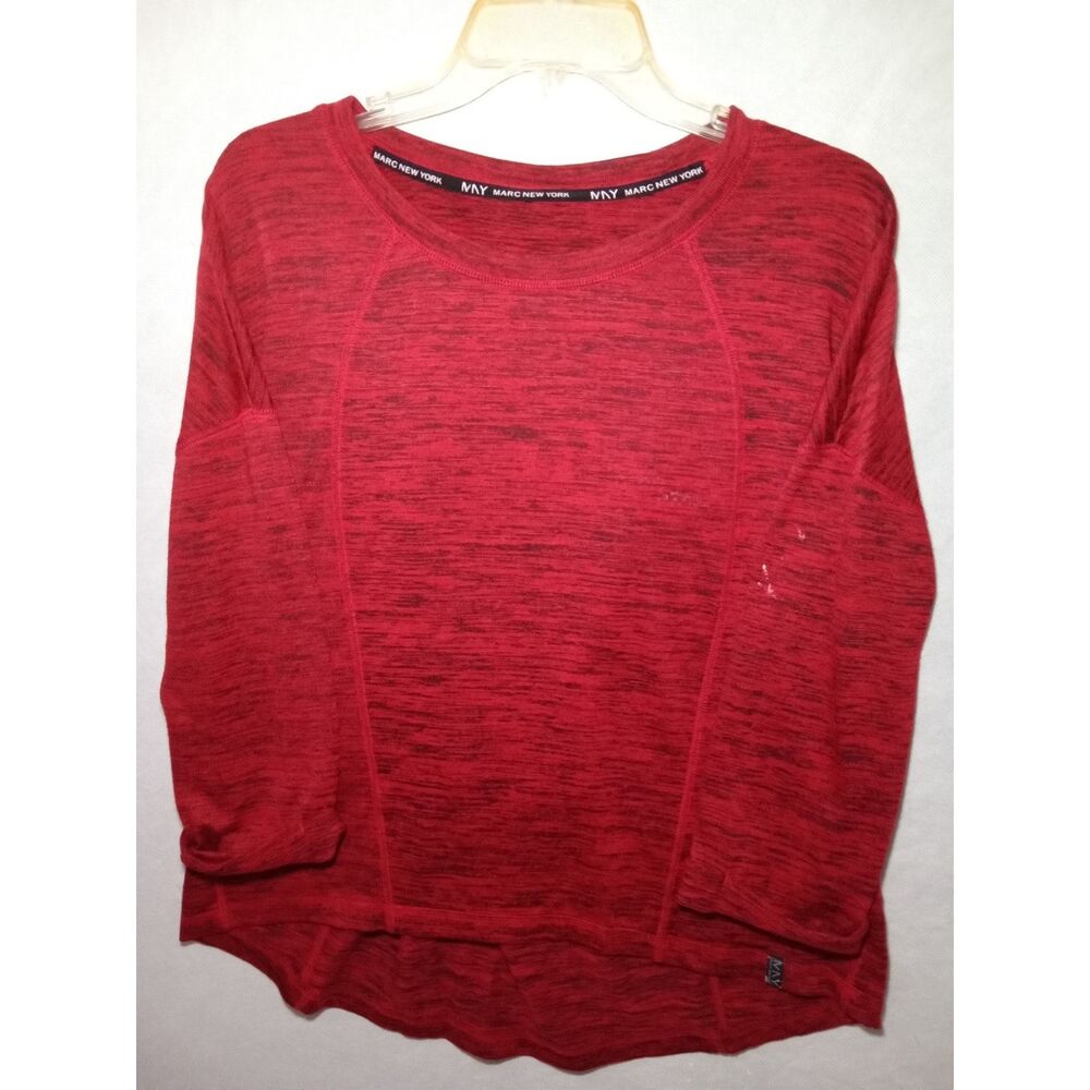 Marc New York‎ womens large red and black pullover sweatshirt